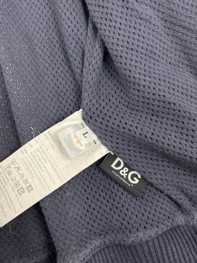 AW2007 Dolce & Gabbana Grey Royal College Zip-up Hoodie bzzRgAl 11