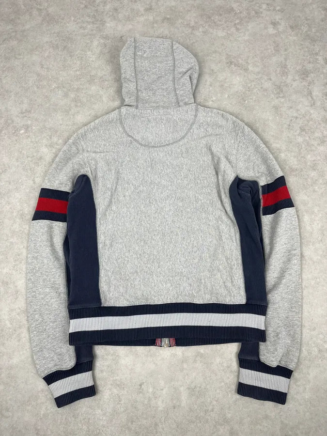 AW2007 Dolce & Gabbana Grey Royal College Zip-up Hoodie bzzRgAl 5
