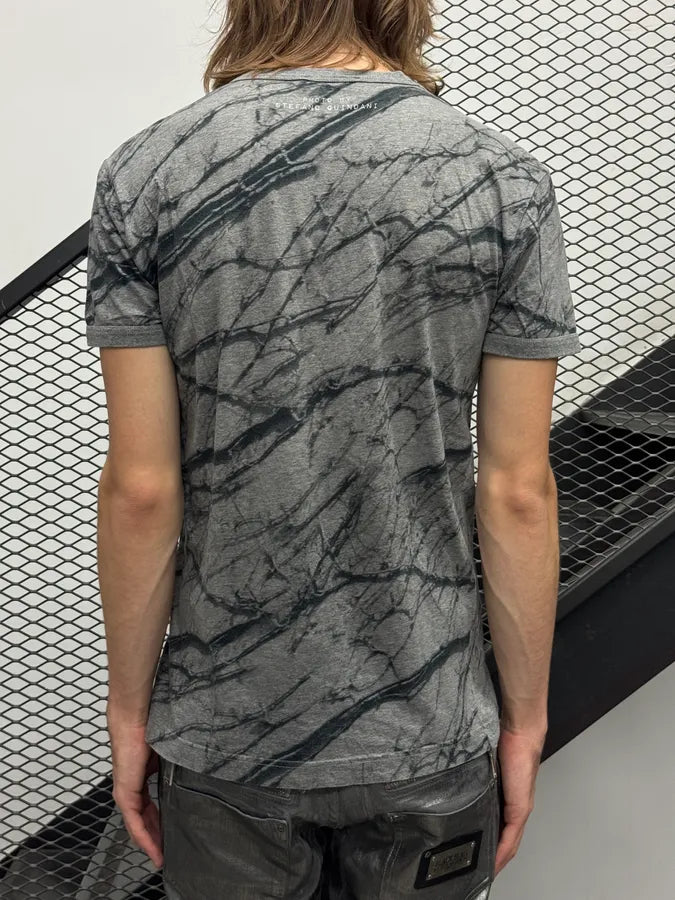 2000s Dolce & Gabbana Grey Tony Ward Print T-Shirt eItINuI 1