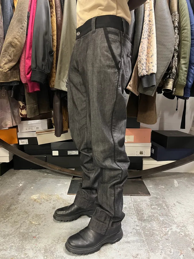2000s Dolce & Gabbana Grey Cozy Straight Pants VyWfAYO 3