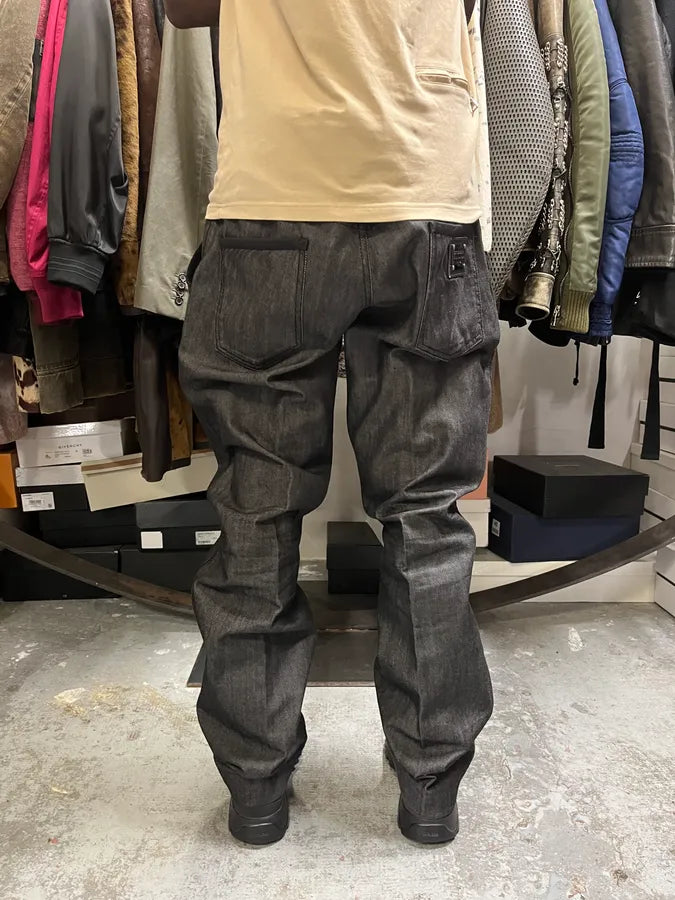 2000s Dolce & Gabbana Grey Cozy Straight Pants VyWfAYO 4