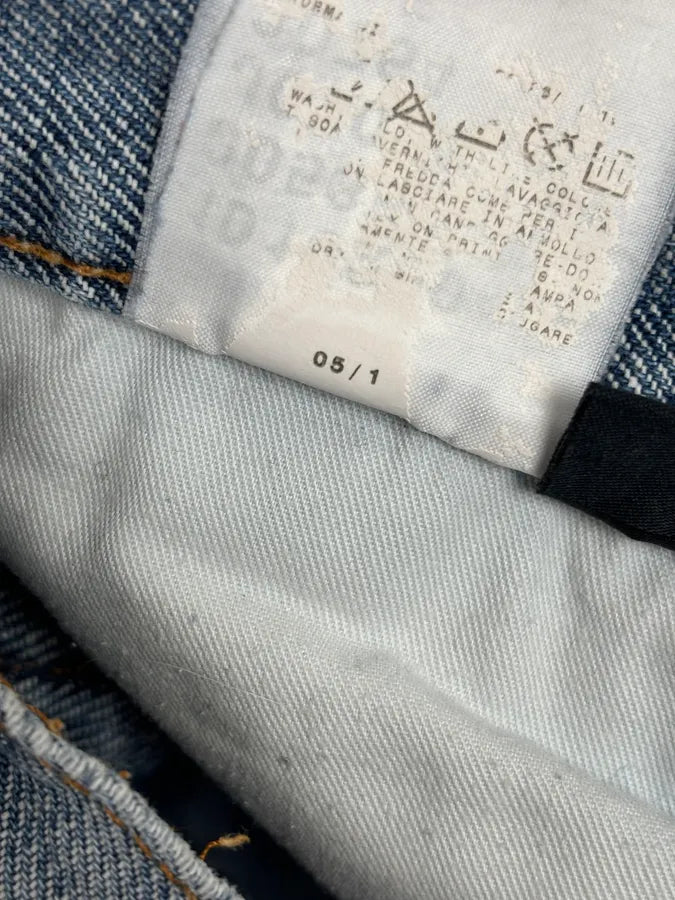 AW2005 Dolce & Gabbana Grey Denim Batman Graphic Distressed Jeans RpwFjyb 13