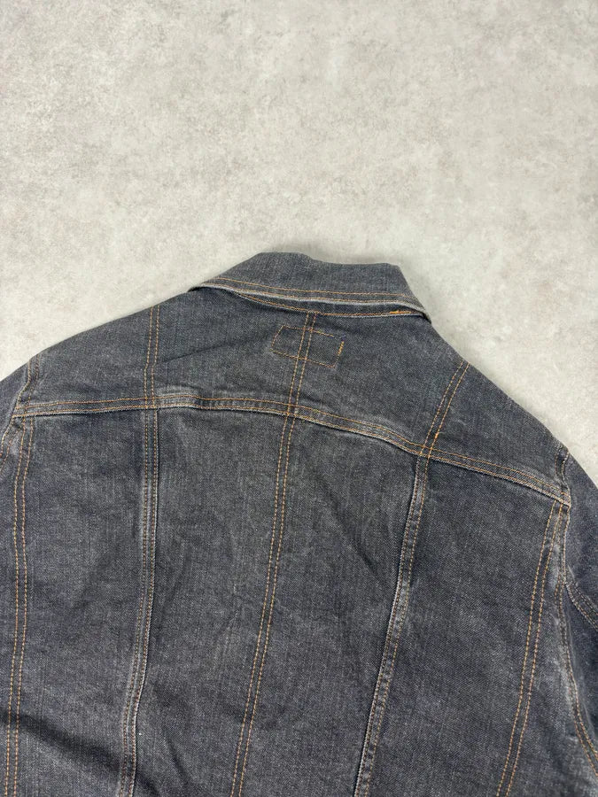 SS2005 Dolce & Gabbana Cargo Pocket Grey Denim Jacket hxVriuv 5