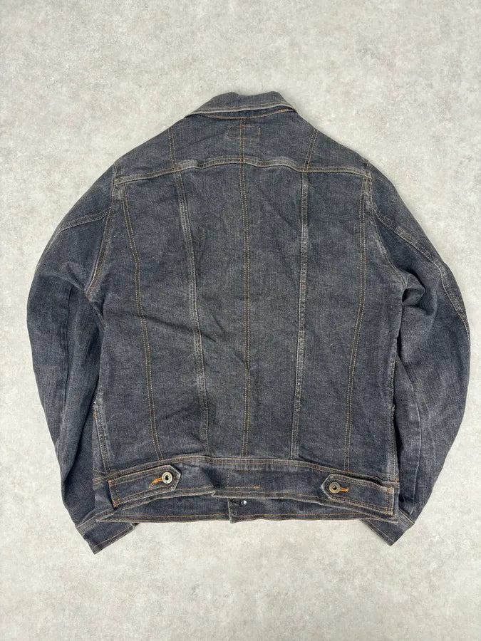 SS2005 Dolce & Gabbana Cargo Pocket Grey Denim Jacket hxVriuv 4