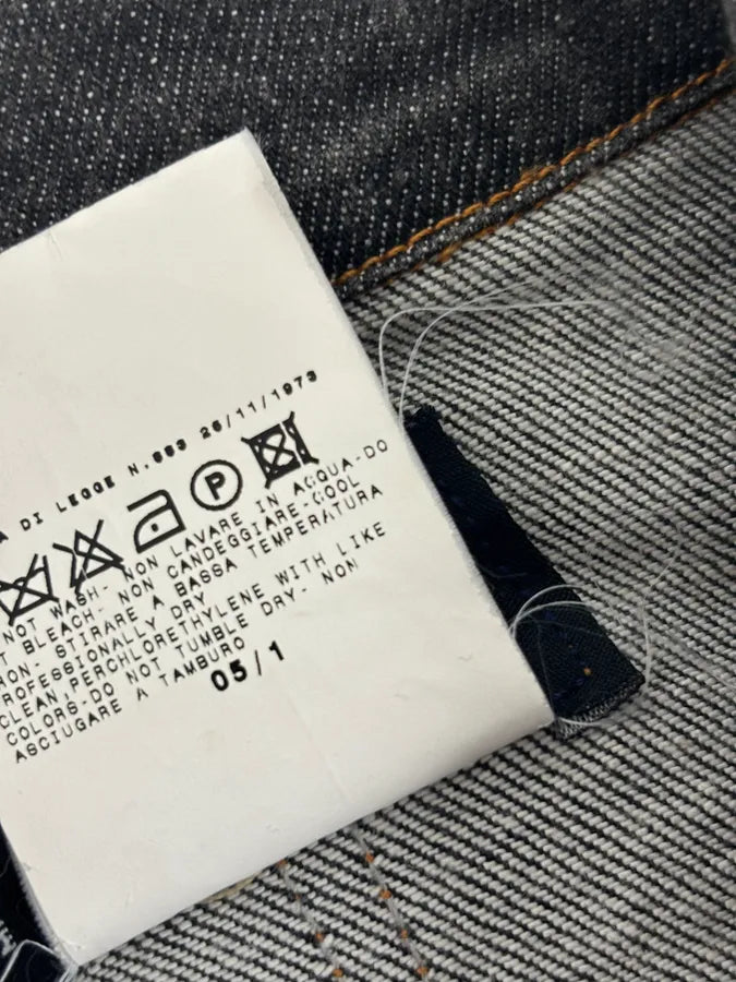 SS2005 Dolce & Gabbana Cargo Pocket Grey Denim Jacket hxVriuv 10