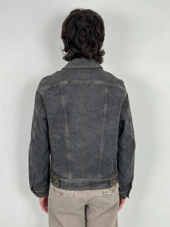 SS2005 Dolce & Gabbana Cargo Pocket Grey Denim Jacket hxVriuv 2