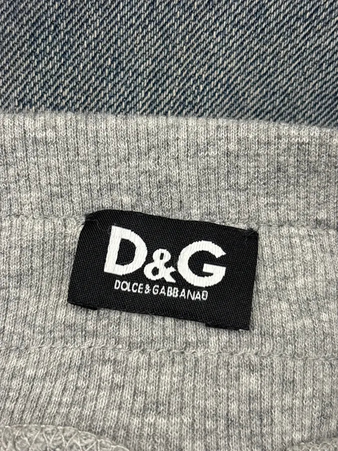 SS2006 Dolce & Gabbana Grey Denim Distressed Shorts axgVSRW 10