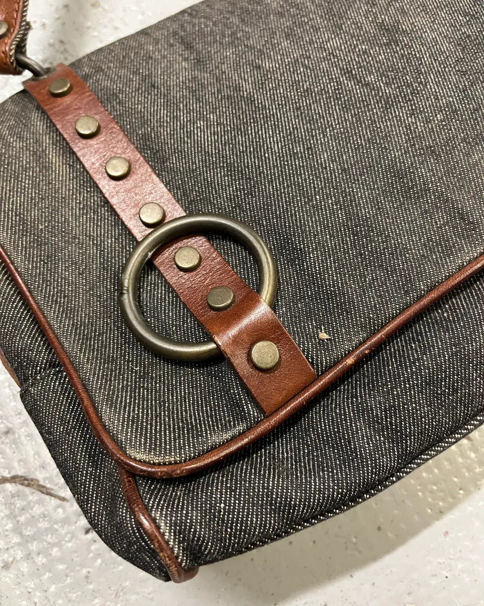 2000s Dolce & Gabbana Grey Denim Handle Bag LzaiOTP 4