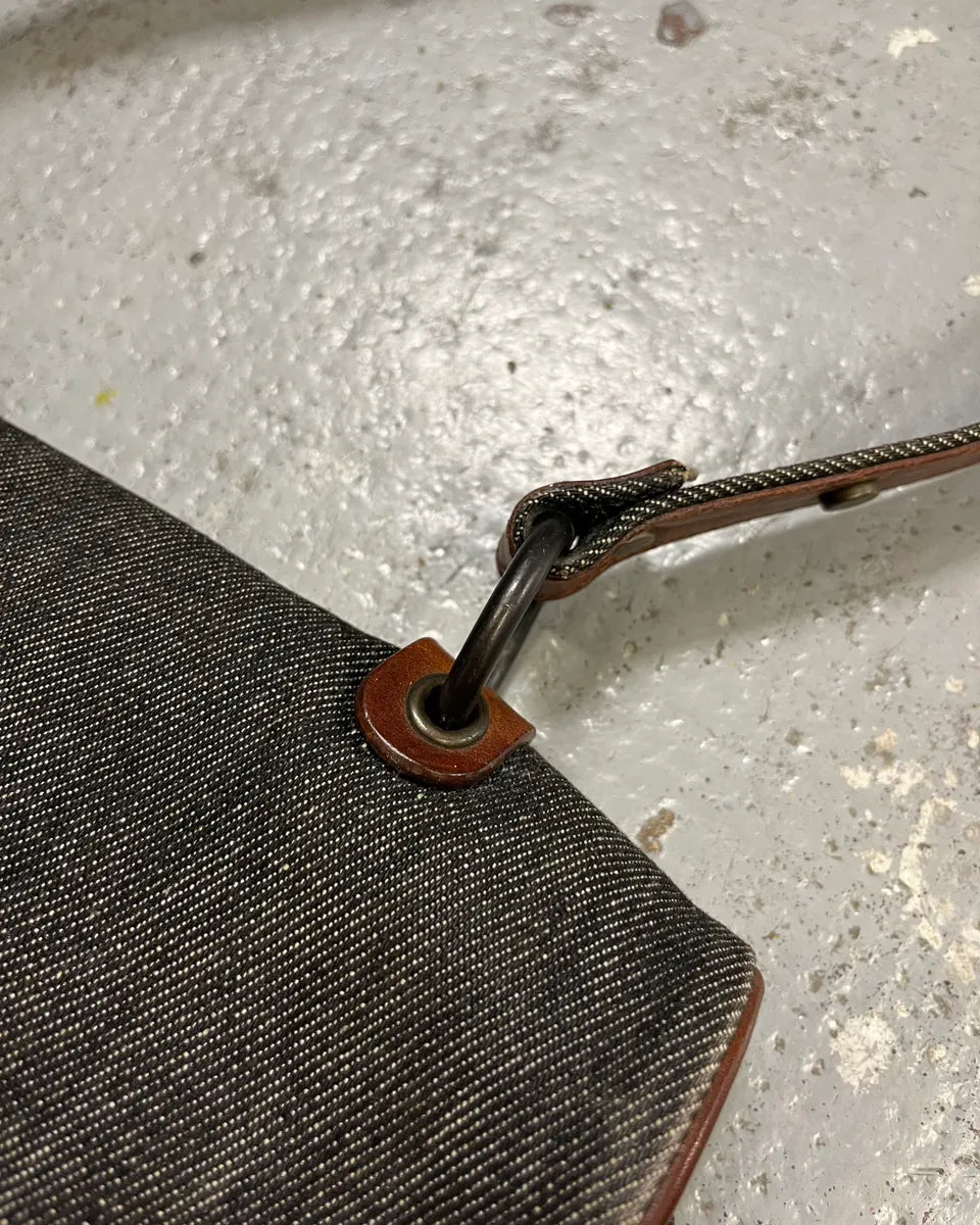 2000s Dolce & Gabbana Grey Denim Handle Bag LzaiOTP 5