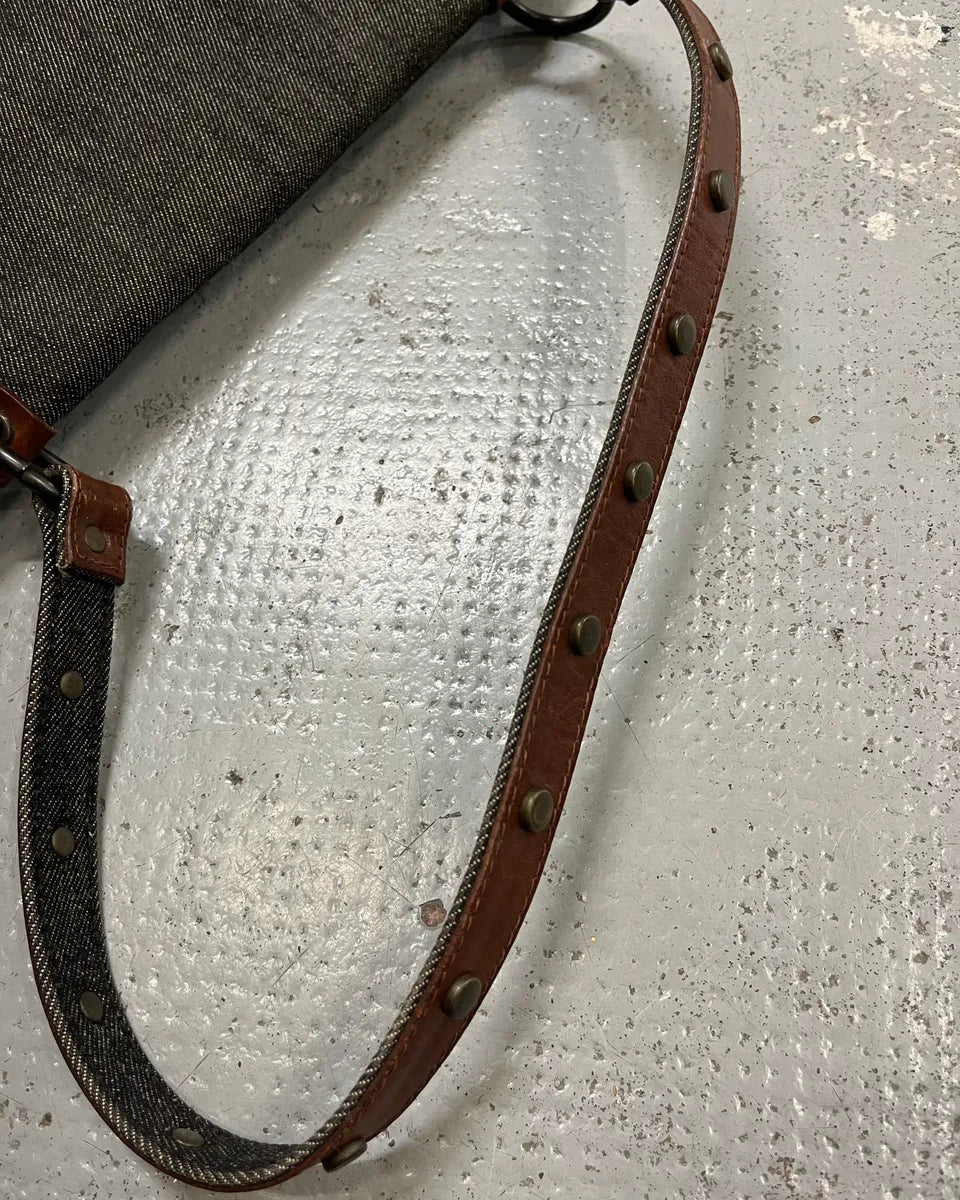 2000s Dolce & Gabbana Grey Denim Handle Bag LzaiOTP 6