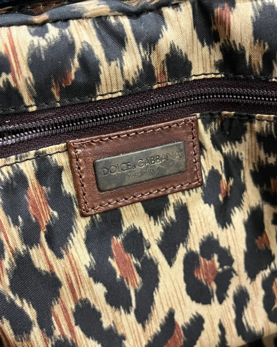 2000s Dolce & Gabbana Grey Denim Handle Bag LzaiOTP 9