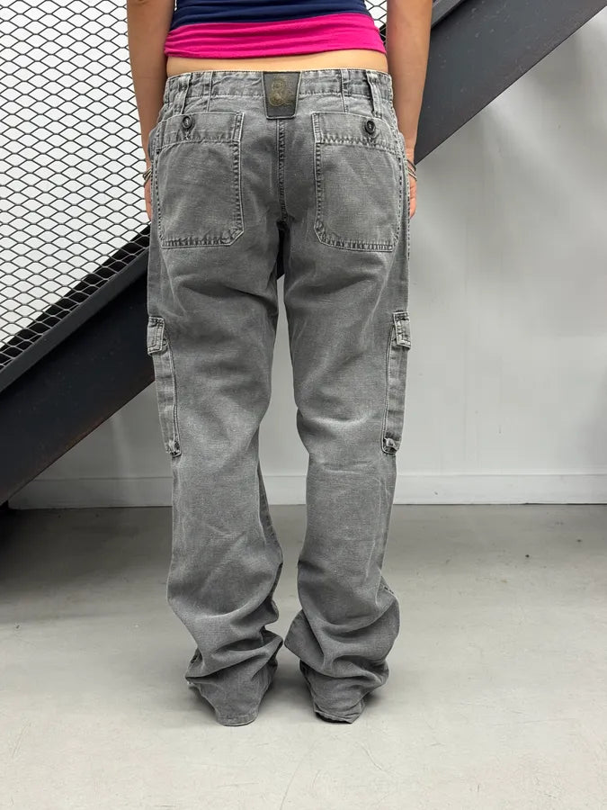 2000s Dolce & Gabbana Grey Multi Pocket Pants HIxBkcW 2