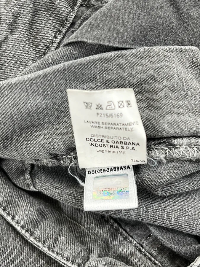 2000s Dolce & Gabbana Grey Multi Pocket Pants HIxBkcW 13