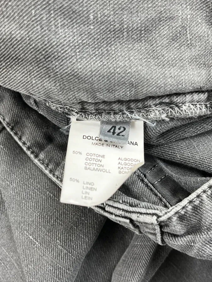 2000s Dolce & Gabbana Grey Multi Pocket Pants HIxBkcW 12