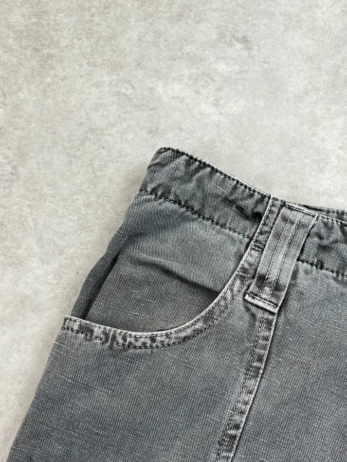 2000s Dolce & Gabbana Grey Multi Pocket Pants HIxBkcW 9