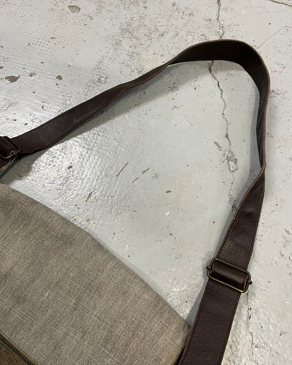 2000s Dolce & Gabbana Grey Denim Strap Messenger Bag wgsWtfn 6
