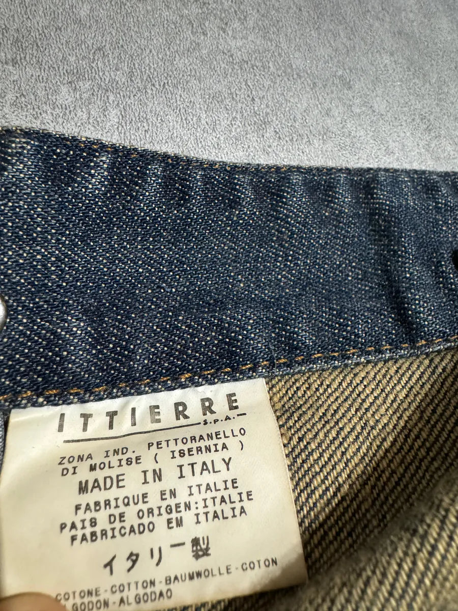 2000s Dolce & Gabbana Grey Distressed Aged Denim Jacket ZjvQMDX 5