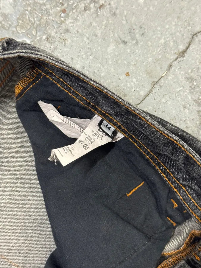 2000s Dolce & Gabbana Grey Distressed Denim Jeans JKRgnuD 8