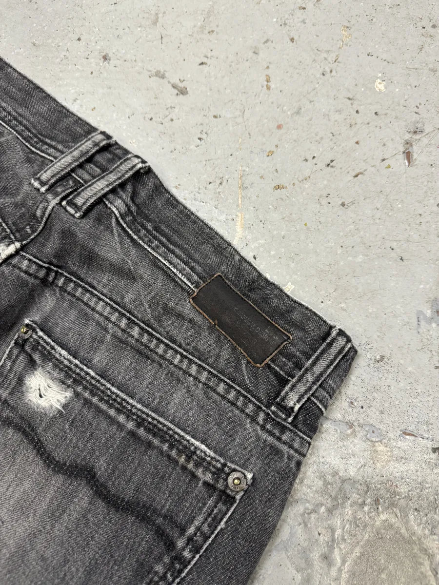 2000s Dolce & Gabbana Grey Distressed Denim Jeans XIvTNuV 6