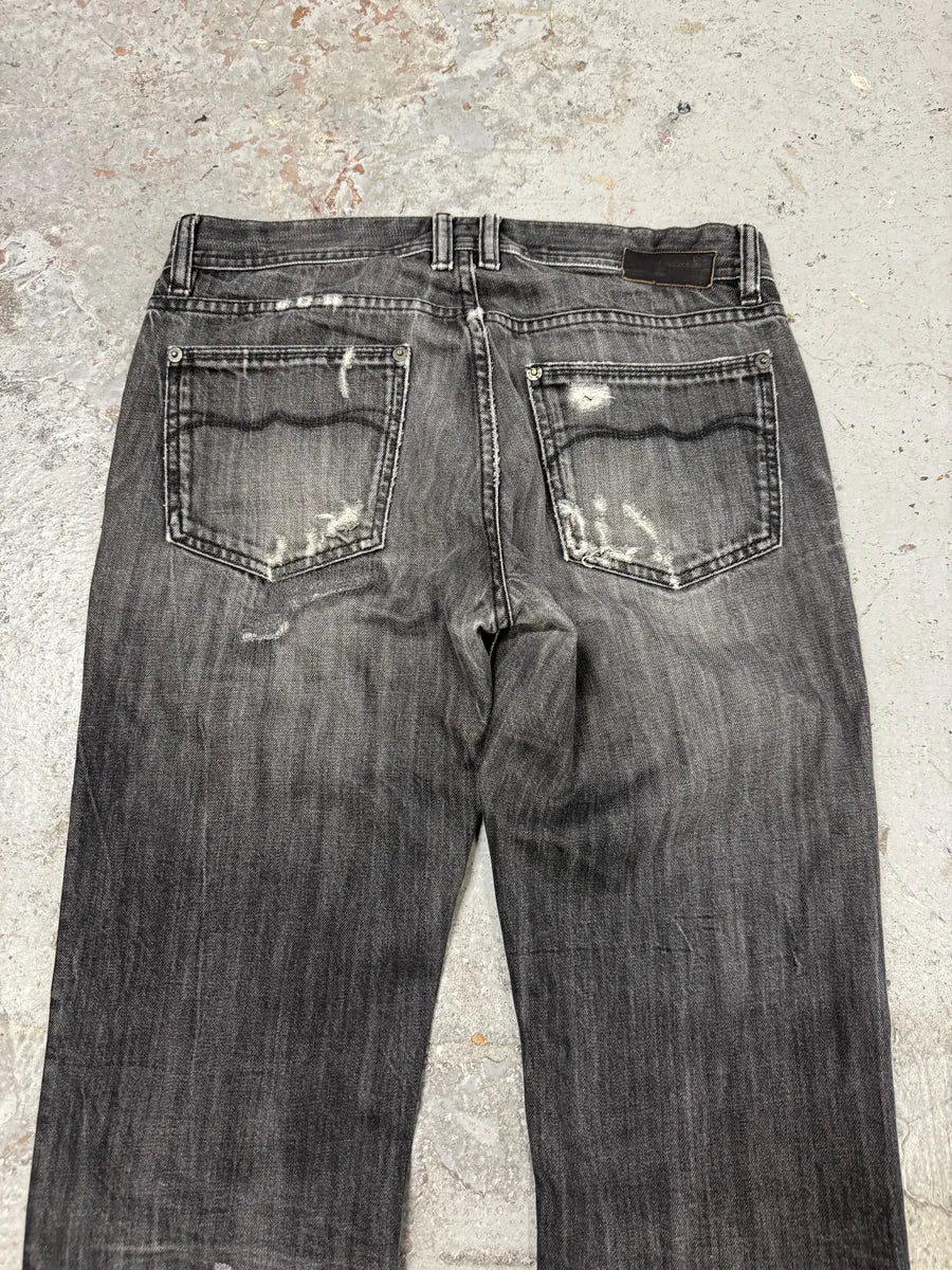 2000s Dolce & Gabbana Grey Distressed Denim Jeans XIvTNuV 7