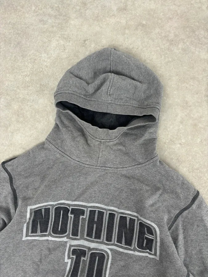 2000s Dolce & Gabbana Grey Embroidered Nothing to Lose Hoodie exJRiTo 3