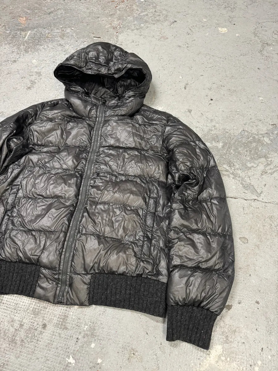 2000s Dolce & Gabbana Grey Eroded Puffer Jacket (L) rmnTCOK 13