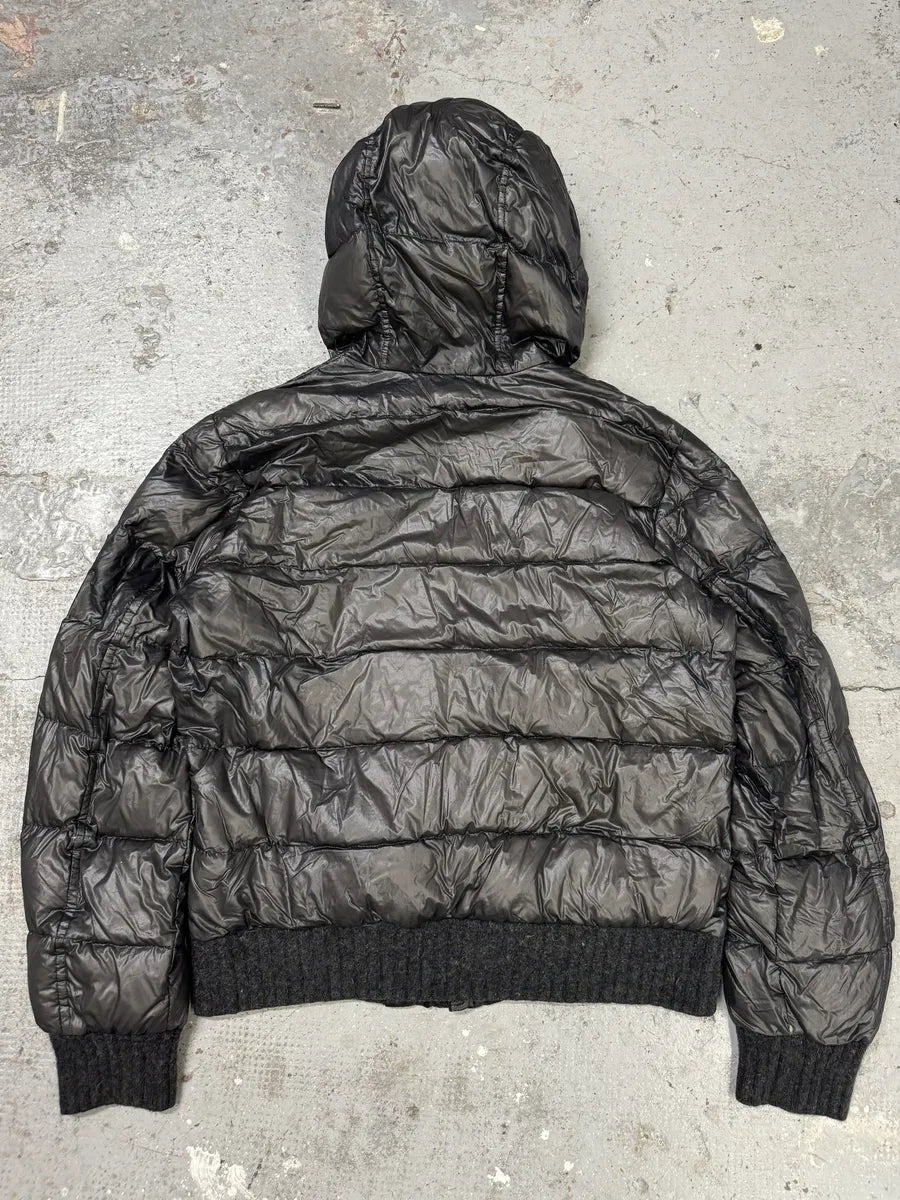 2000s Dolce & Gabbana Grey Eroded Puffer Jacket (L) rmnTCOK 4