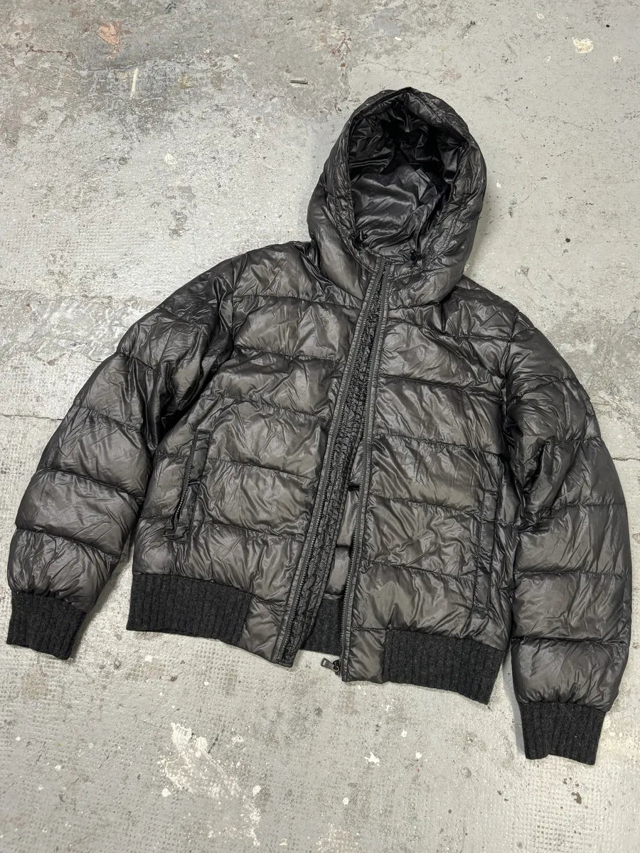 2000s Dolce & Gabbana Grey Eroded Puffer Jacket (L) rmnTCOK 8