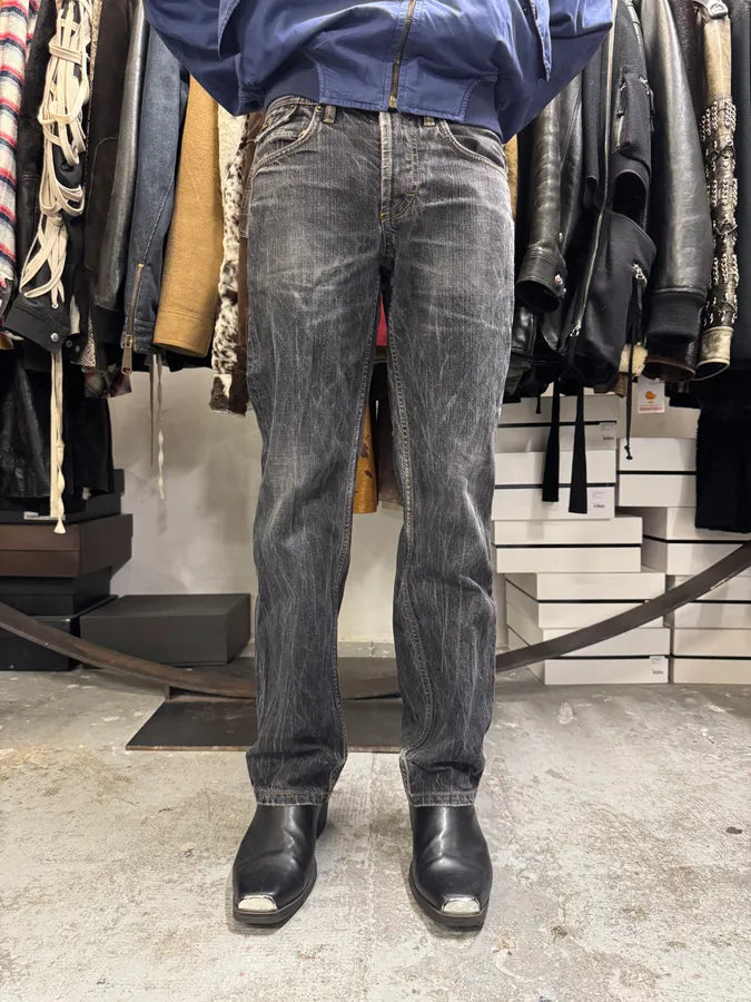 2000s Dolce & Gabbana Grey Faded Denim Jeans ssYOCaX 1
