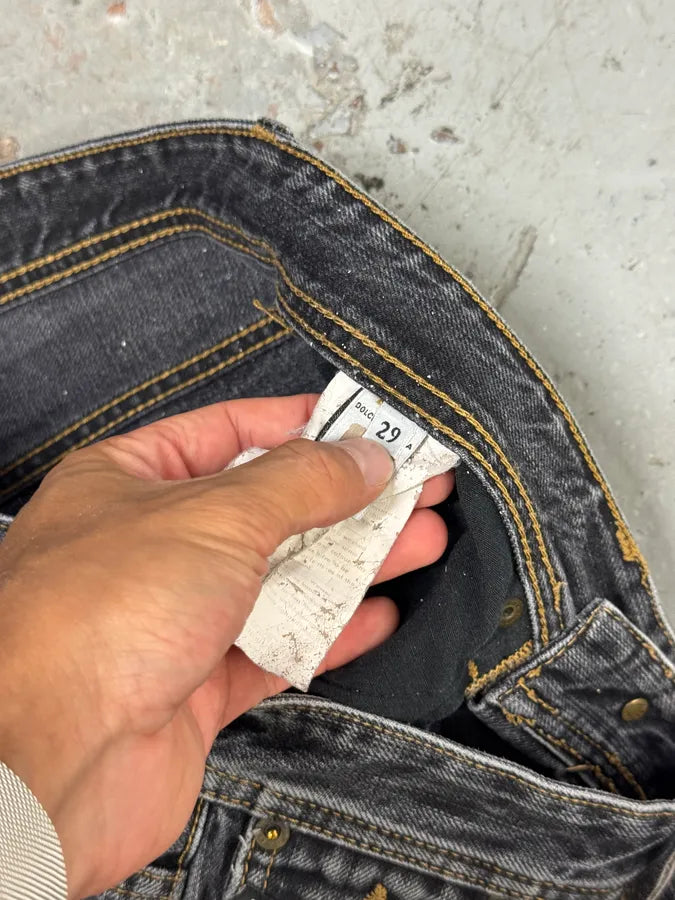 2000s Dolce & Gabbana Grey Faded Denim Jeans ssYOCaX 9
