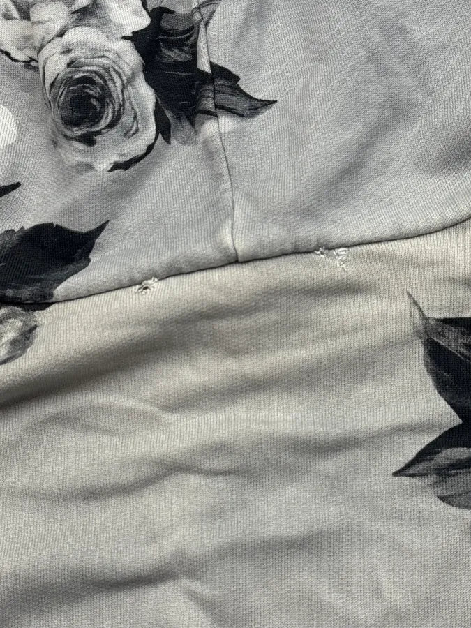 2000s Dolce & Gabbana Grey Floral Marlon Brando Hoodie JxPwdgD 10