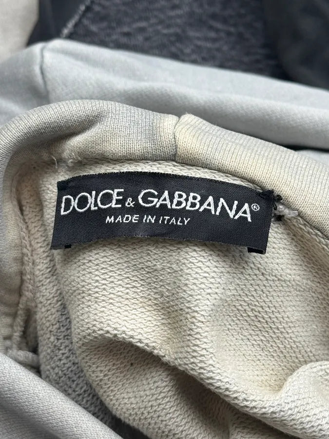 2000s Dolce & Gabbana Grey Floral Marlon Brando Hoodie JxPwdgD 13