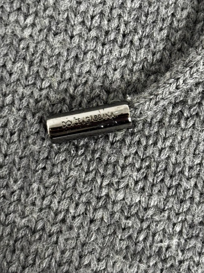 FW2013 Dolce & Gabbana Grey Hooded Sweater UJjERZy 8