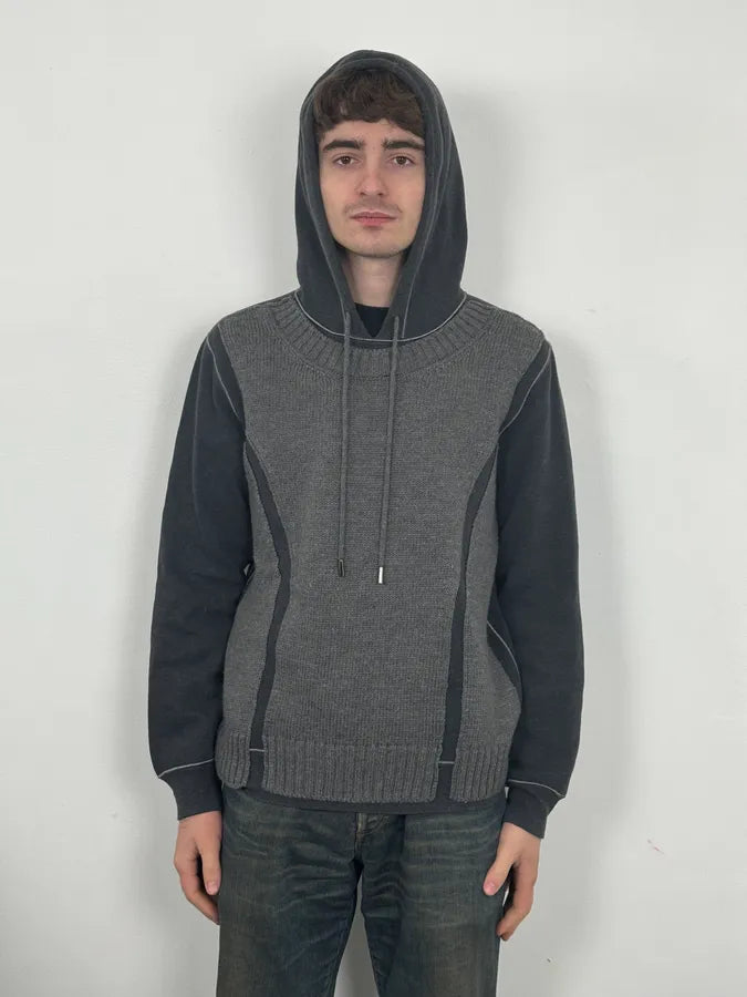 FW2013 Dolce & Gabbana Grey Hooded Sweater UJjERZy 1