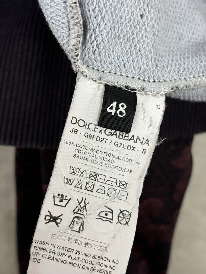2010s Dolce & Gabbana Bordeaux Monogram Jacquard Hoodie DVYiTvV 8
