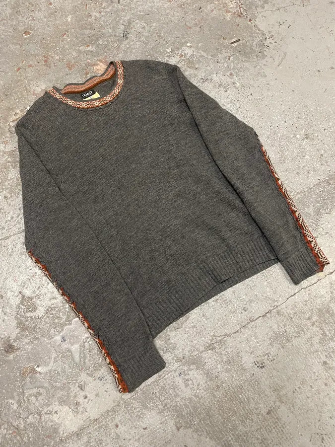 2000s Dolce & Gabbana Grey Indian Sweater (S/M) wqVqNdO 3