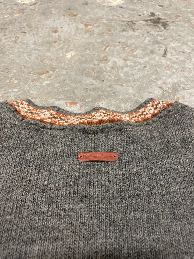 2000s Dolce & Gabbana Grey Indian Sweater (S/M) wqVqNdO 6