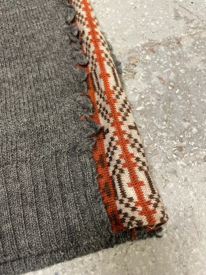 2000s Dolce & Gabbana Grey Indian Sweater (S/M) wqVqNdO 7