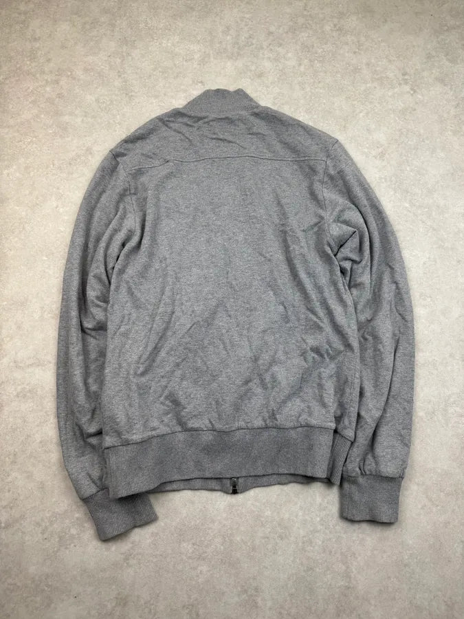 2000s Dolce & Gabbana Grey Italian Sports Zip-up Sweater vgerLyD 5