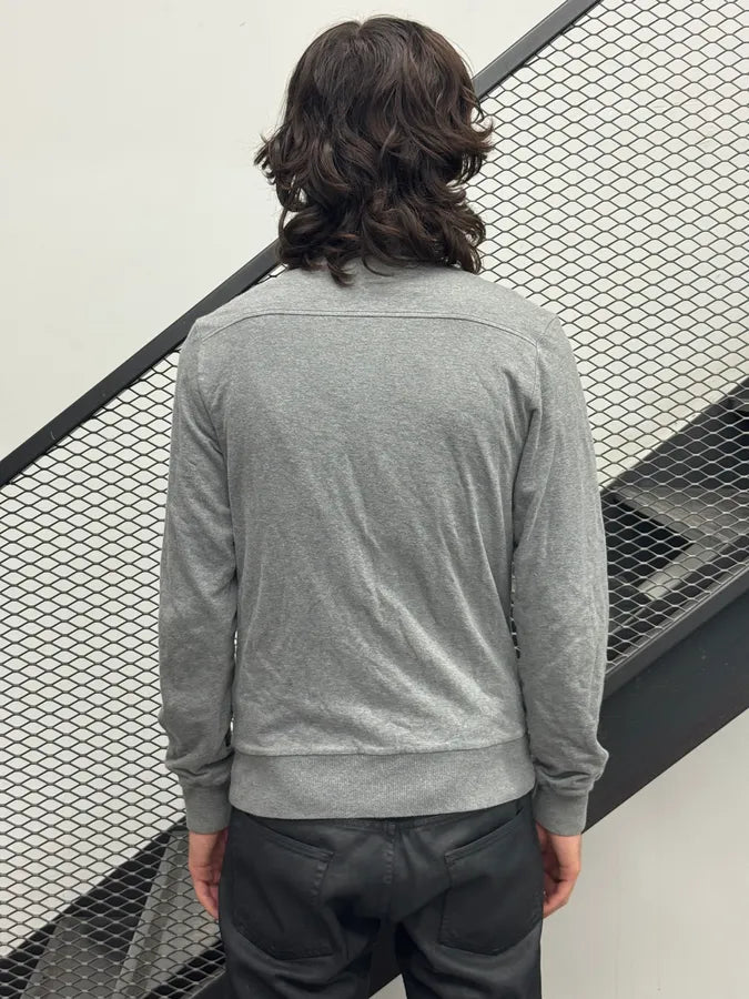 2000s Dolce & Gabbana Grey Italian Sports Zip-up Sweater vgerLyD 2