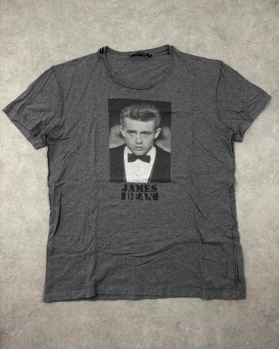 2000s Dolce & Gabbana Grey James Dean T-Shirt InTlKCE 0