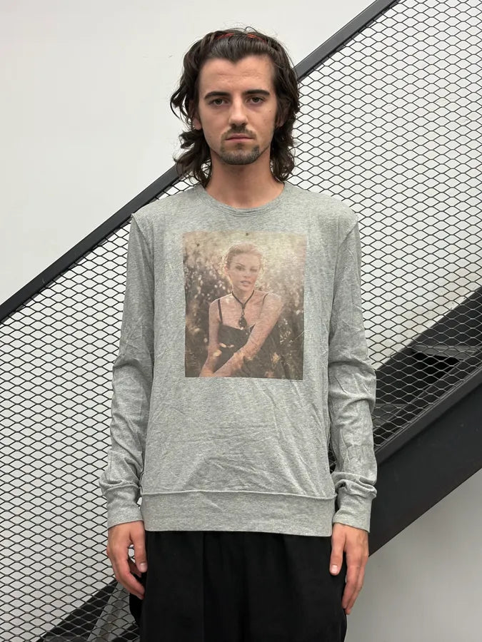 2000s Dolce & Gabbana Grey Lady Sweater  tOKJSMA 1