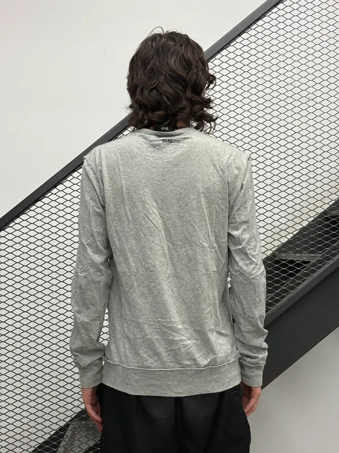 2000s Dolce & Gabbana Grey Lady Sweater  tOKJSMA 2