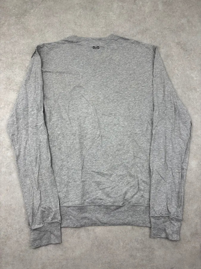 2000s Dolce & Gabbana Grey Lady Sweater  tOKJSMA 5