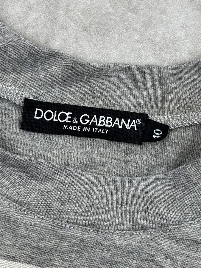 SS2013 Dolce & Gabbana Grey Maria Graphic T-Shirt CHTYWpn 9