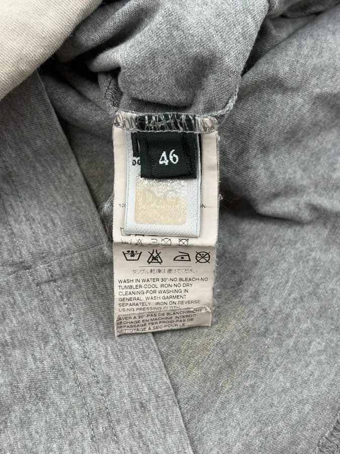 FW2010 Dolce & Gabbana Grey Mickey Mouse Longsleeve T-Shirt  XgTpllr 8