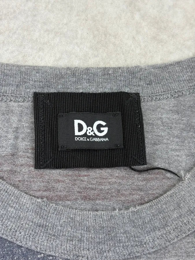 FW2010 Dolce & Gabbana Grey Mickey Mouse Longsleeve T-Shirt  XgTpllr 9