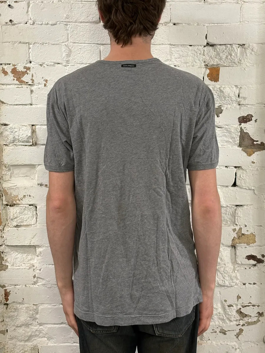 2000s Dolce & Gabbana Grey Mike Tyson T-Shirt girRfUp 1