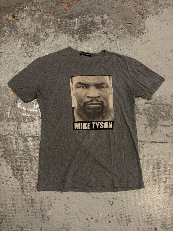 2000s Dolce & Gabbana Grey Mike Tyson T-Shirt girRfUp 0