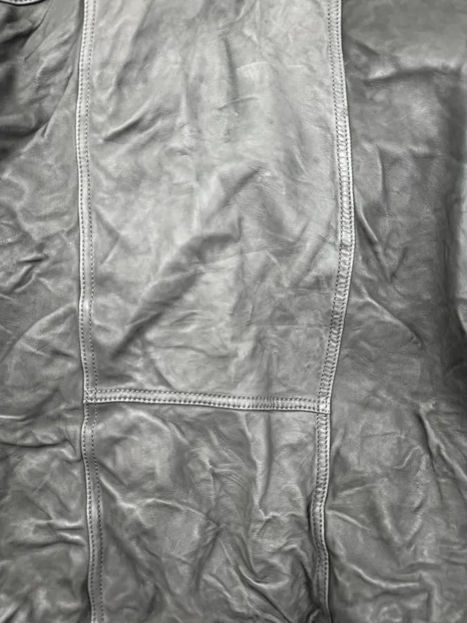 AW2006 Dolce & Gabbana Grey Multi-Pocket Leather Jacket funKcBQ 11